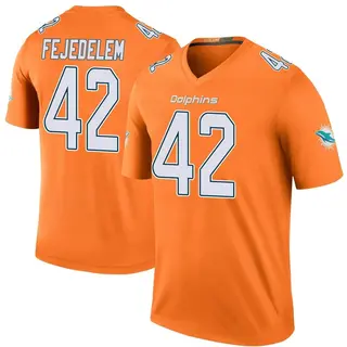 Legend Youth Clayton Fejedelem Miami Dolphins Nike Color Rush Jersey - Orange