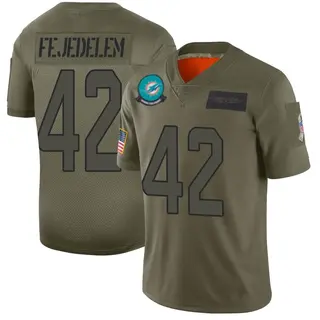 Limited Youth Clayton Fejedelem Miami Dolphins Nike 2019 Salute to Service Jersey - Camo
